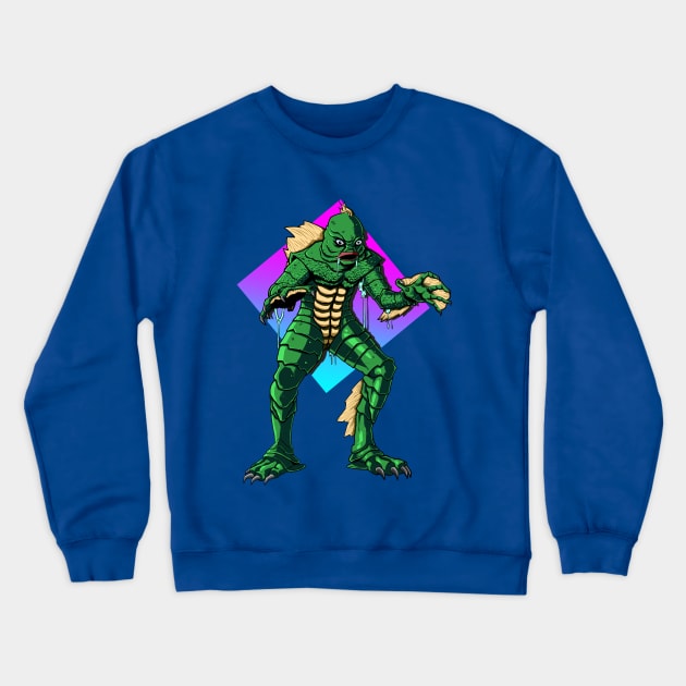 Creature from the Black Lagoon Crewneck Sweatshirt by LKSComic